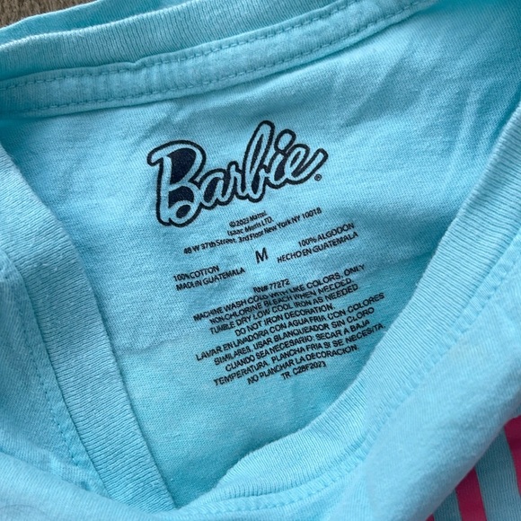 Sunday funday Barbie tee blue - Picture 2 of 3